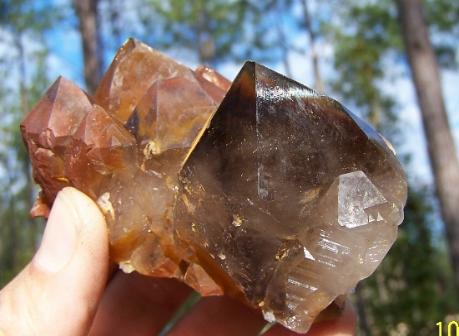 diamond hill smokey quartz crystal nov 2005