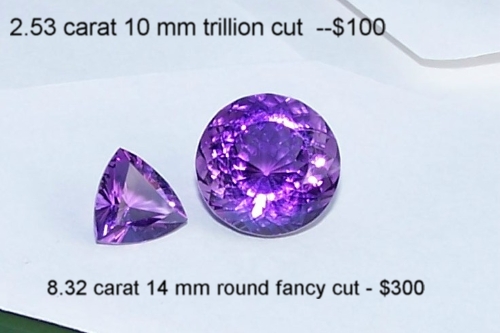 faceted Georgia amethyst cut by Jerry Call