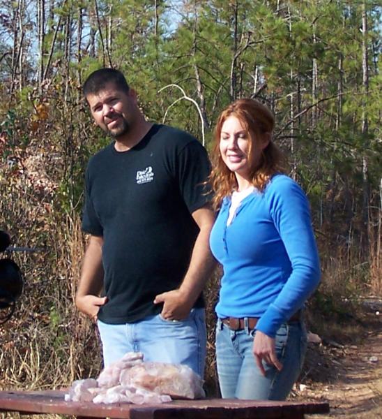 Celebrity Miner Rodney Moore with Kirsten Gum