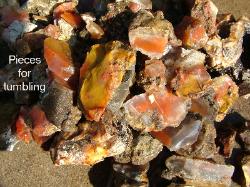 small pieces I picked up to tumble